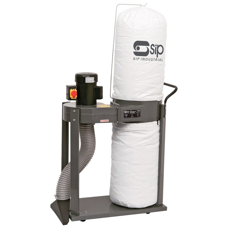 SIP 1HP Dust Collector with Hose, Floor Tool & 5m Filter  01969