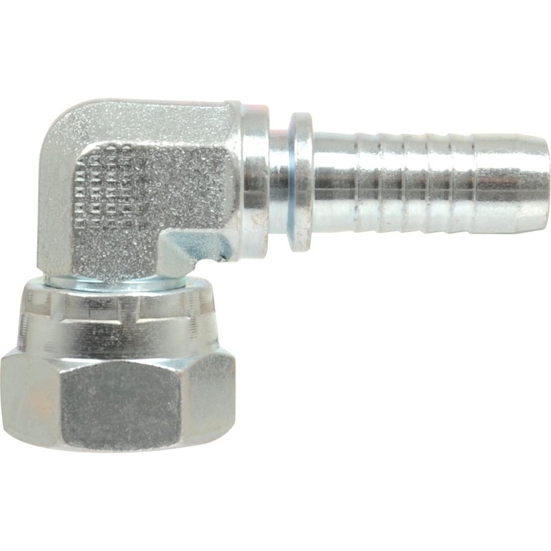 Dicsa BSP 60 Hose Insert 1/2'' x 1/2'' Female Thread 90 Compact Swivel | Sparex Part No.S.56118