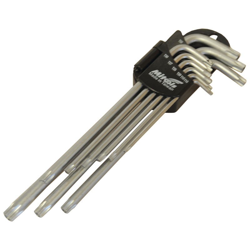 (9 pcs.) Extra Long Tamperproof Key Wrench Set | Sparex Part No.S.113840