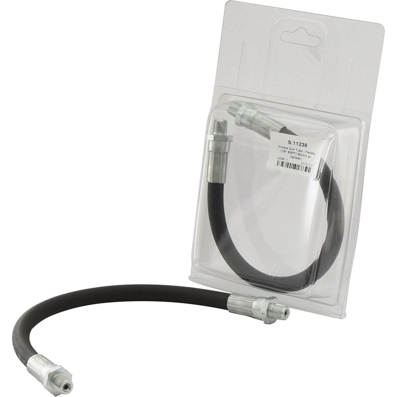 Grease Gun Tube - Flexible (1/8'' BSPT) 30cm (1pc. Agripak) - S.11238