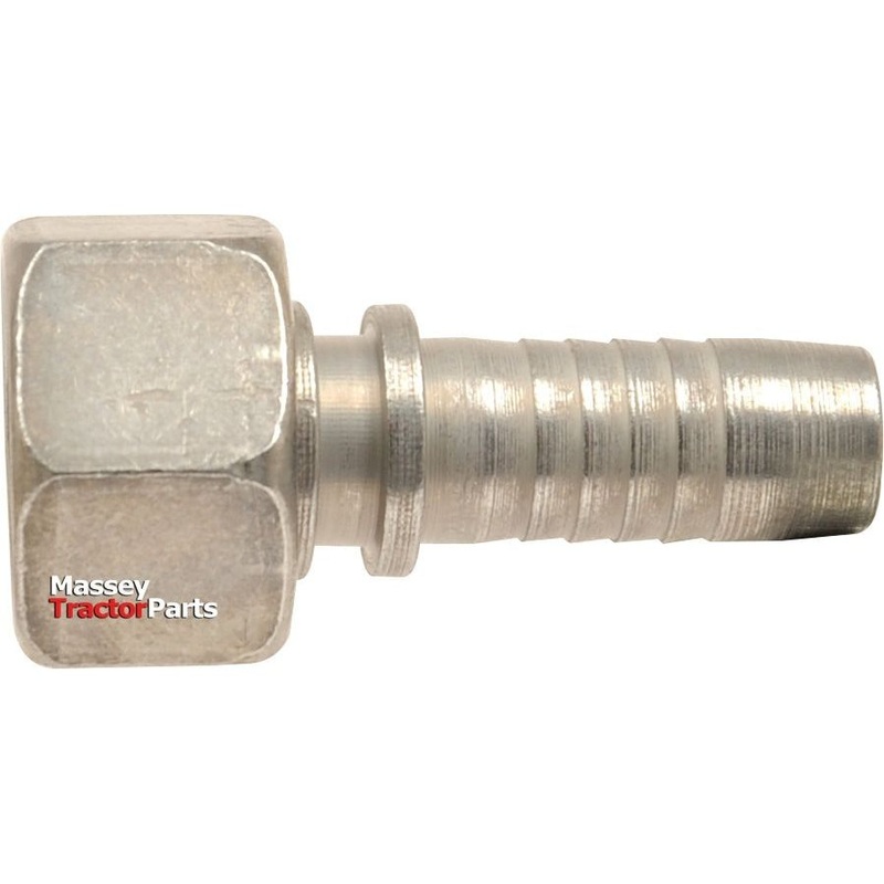 Dicsa Metric 24/60 Hose Insert 3/8'' x M22 x 1.5 (15L) Female Thread Straight Swivel | Sparex Part No.S.116876