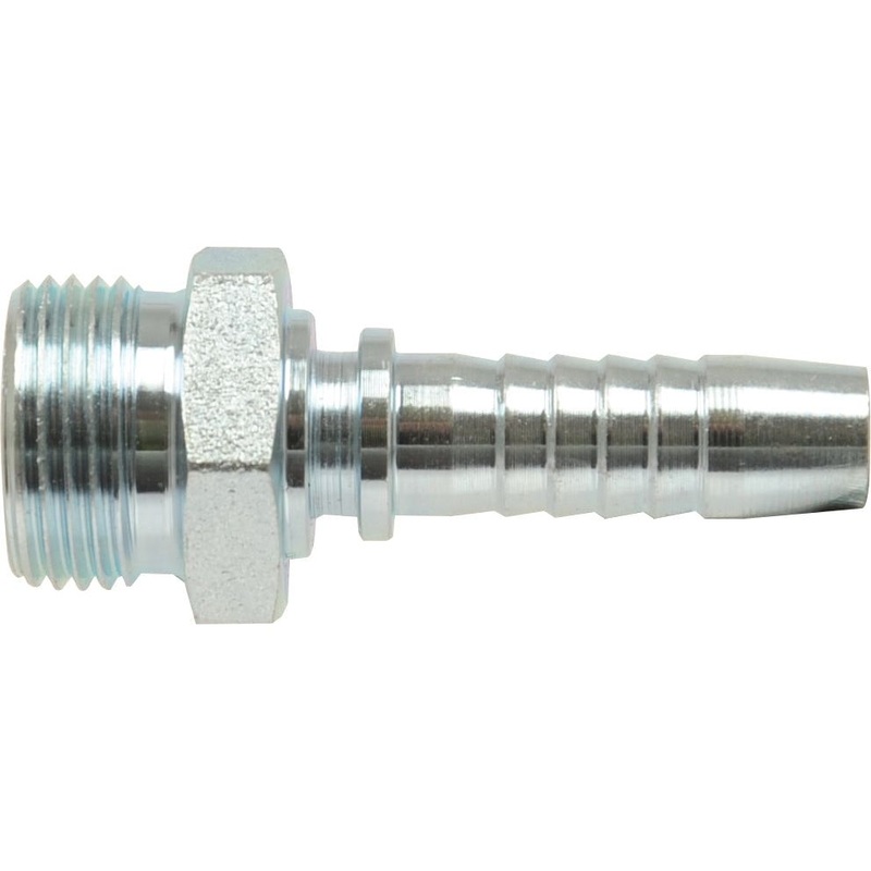 Dicsa Metric (French Gas) 24 Hose Insert 1/4'' x M20 x 1.5 Male Thread Straight | Sparex Part No.S.116909