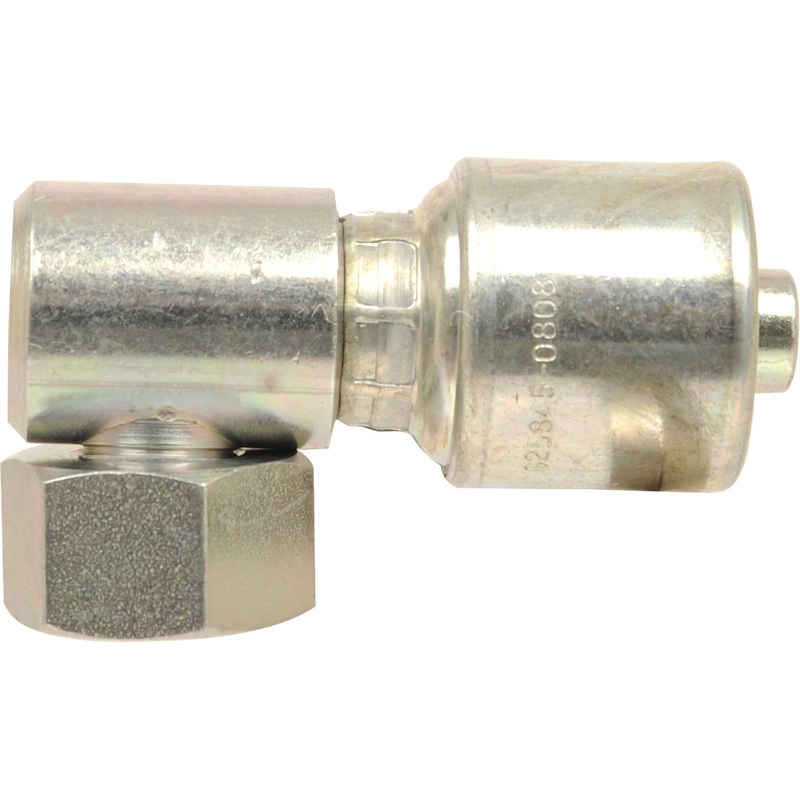 Gates BSP 60 Hose Insert 1/4'' x 1/4'''' Female 90 Compact Swivel - S.116157
