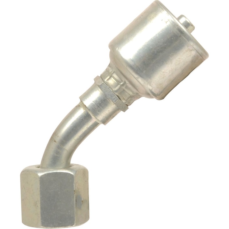 Gates JIC 37 Hose Insert 1/4'' x 9/16'''' Female 135 Swept Swivel - S.116212