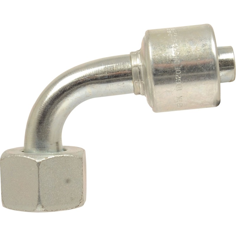 Gates Metric 24 Hose Insert 1/4'' x M18 x 1.50 Female 90 Swept Swivel - S.116360