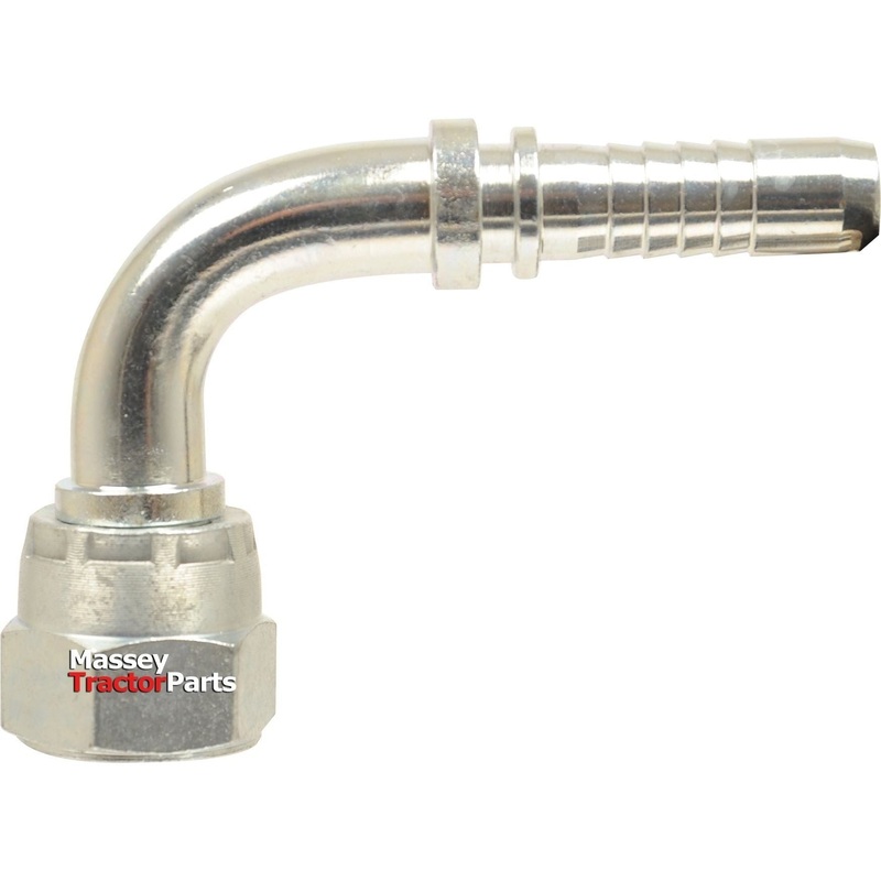 Dicsa JIC 37 Hose Insert 3/4'' x 1 5/16'' Female Thread 90 Swept Swivel | Sparex Part No.S.26559
