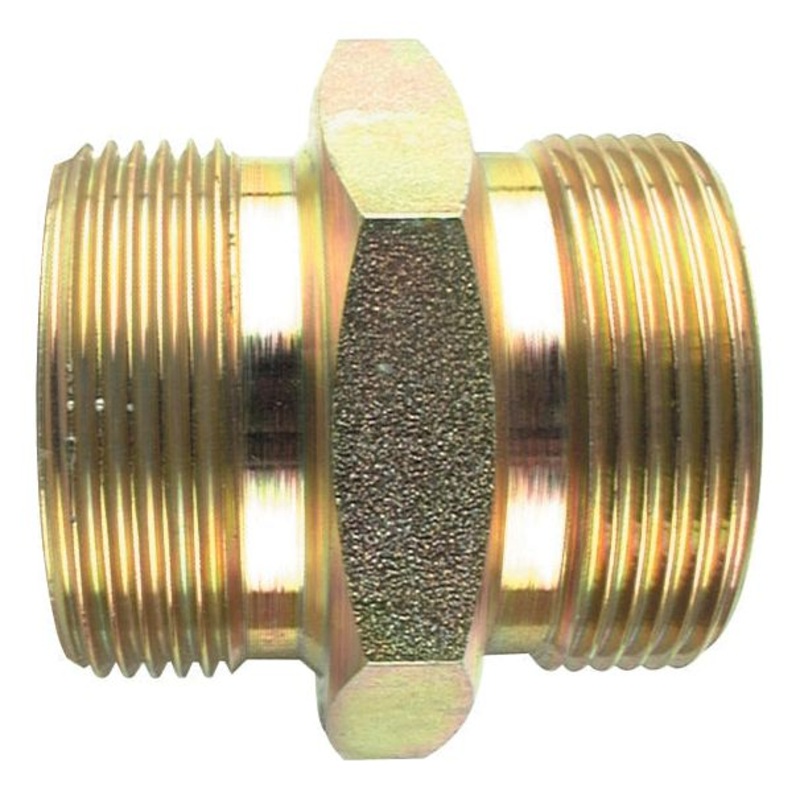 Hydraulic Adaptor 1.1/4''BSP male - 1.1/4''BSP male | Sparex Part No.S.35038