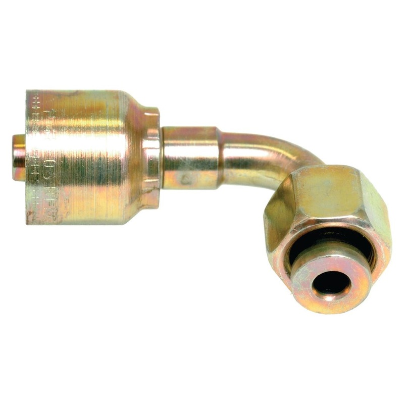Parker ORFS Hose Insert 3/8'' x 11/16'' x 16'' Female 90 Swept Swivel (Long) - S.3821106