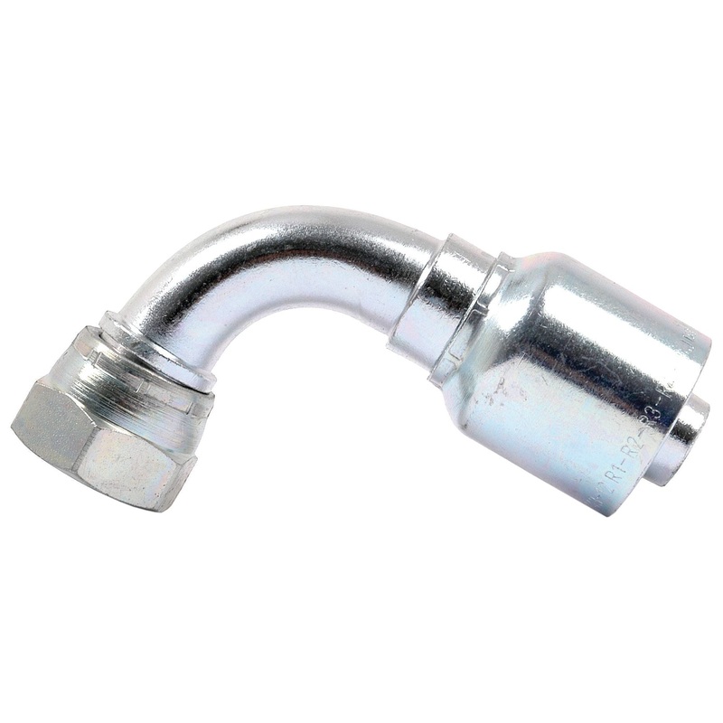 Parker JIC 37 Hose Insert 1/2'' x 7/8'' x 14'' Female 90 Swept Swivel (Short) - S.7231408