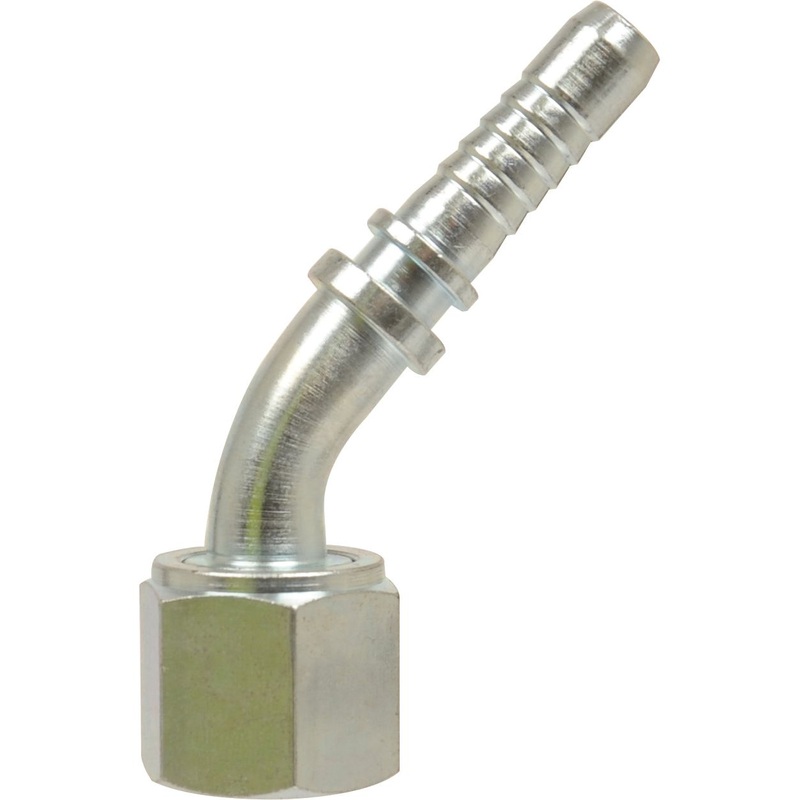 Dicsa ORFS Hose Insert 1/2'' x 1 3/16'' Female Thread 135 Swept Swivel | Sparex Part No.S.28847