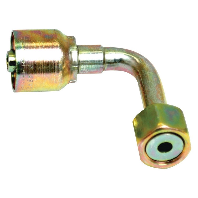 Parker ORFS Hose Insert 1/4'' x 9/16'''' Female 90 Swept Swivel (Extra Long) - S.3830904