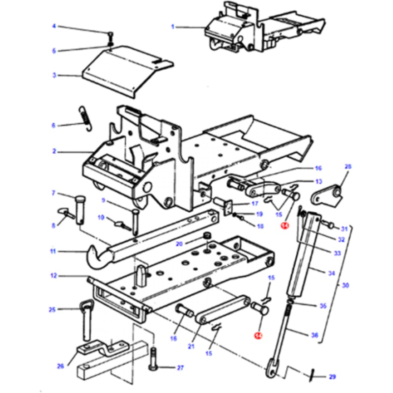 Massey Ferguson - Clevis Pin - 3467766M1