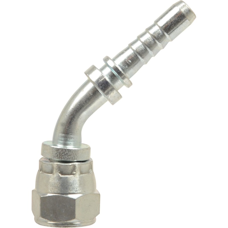 Dicsa JIC 37 Hose Insert 1/2'' x 1 1/16'' Female Thread 135 Swept Swivel | Sparex Part No.S.26564