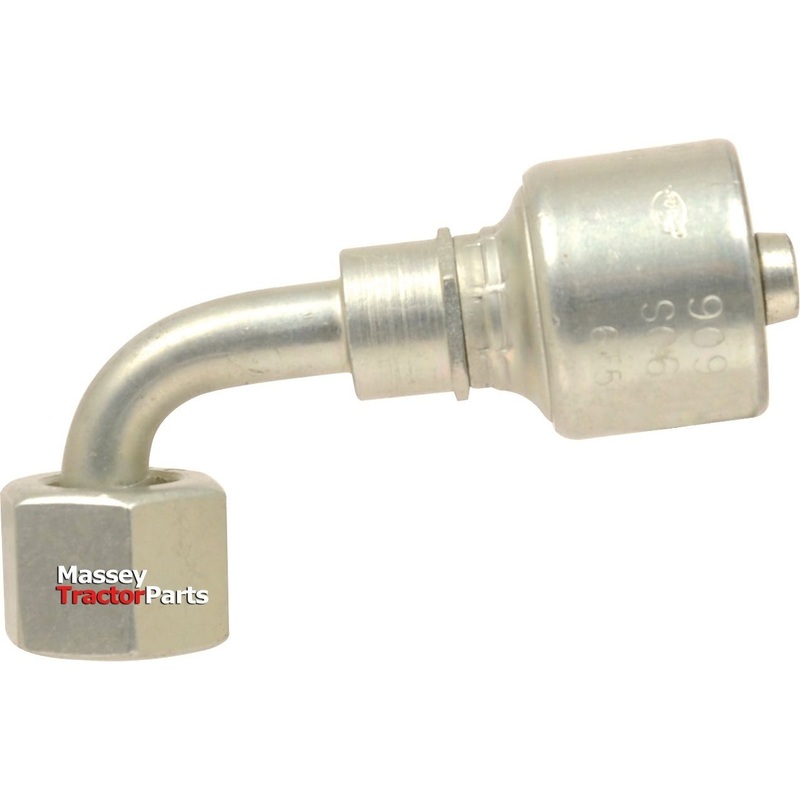 Gates ORFS Hose Insert 1/2'' x 1 3/16'''' Female 90 Swept Swivel - S.116421