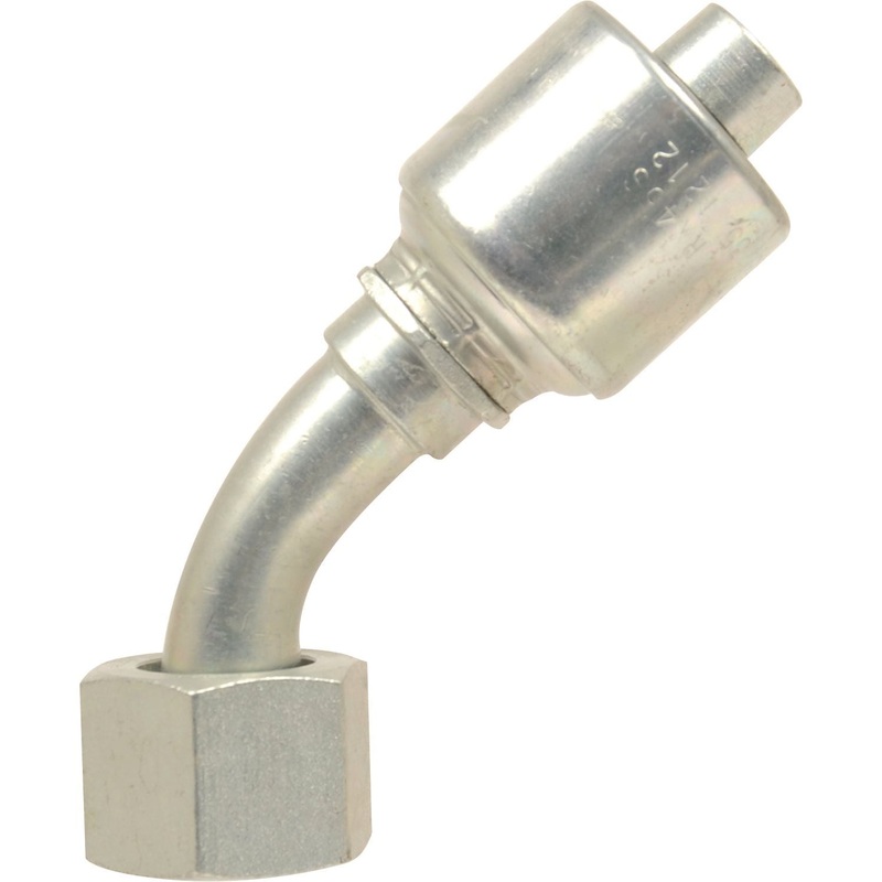 Gates ORFS Hose Insert 1/2'' x 1'' Female 135 Swept Swivel - S.116400