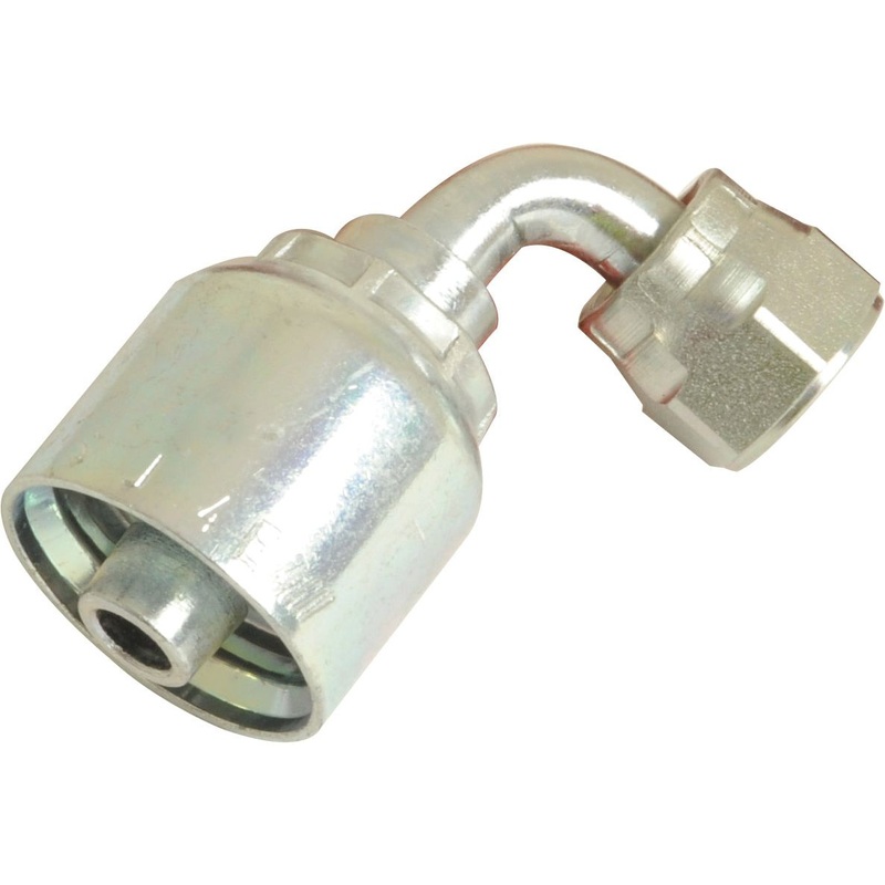 Parker ORFS Hose Insert 3/8'' x 9/16'' x 18'' Female 90 Swept Swivel - S.3880906