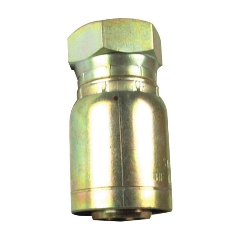 Sparex BSP 60 Hose Insert 1/4'' x 1/4" x 19 TPI; Female Straight Swivel - S.2120404