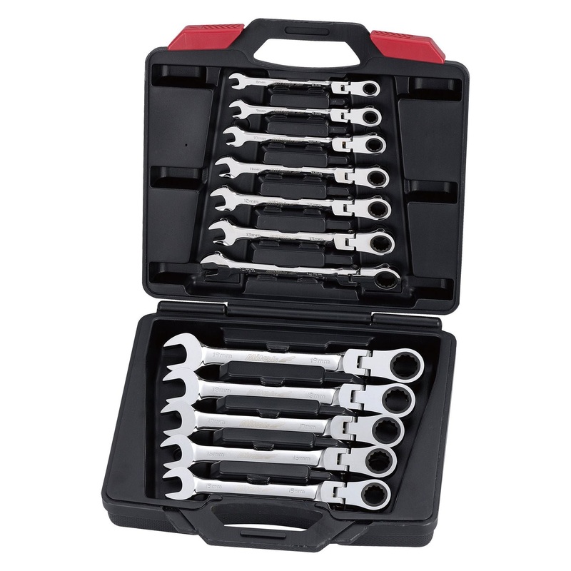 (12 pcs.) Flexible Reversible Gear Wrench Set | Sparex Part No.S.23337