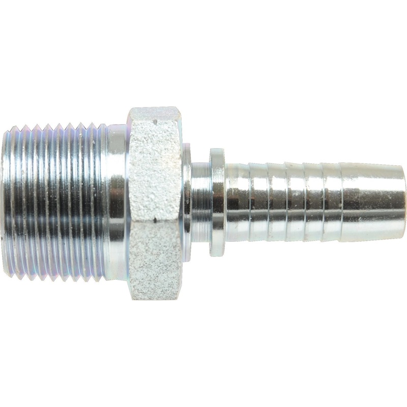 Dicsa NPT Hose Insert 1'' x 1'' Male Thread Straight | Sparex Part No.S.116699