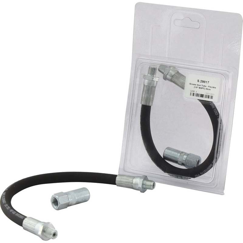 Grease Gun Tube - Flexible (1/8'' BSPT) 30cm Agripak) | Sparex Part No.S.29817