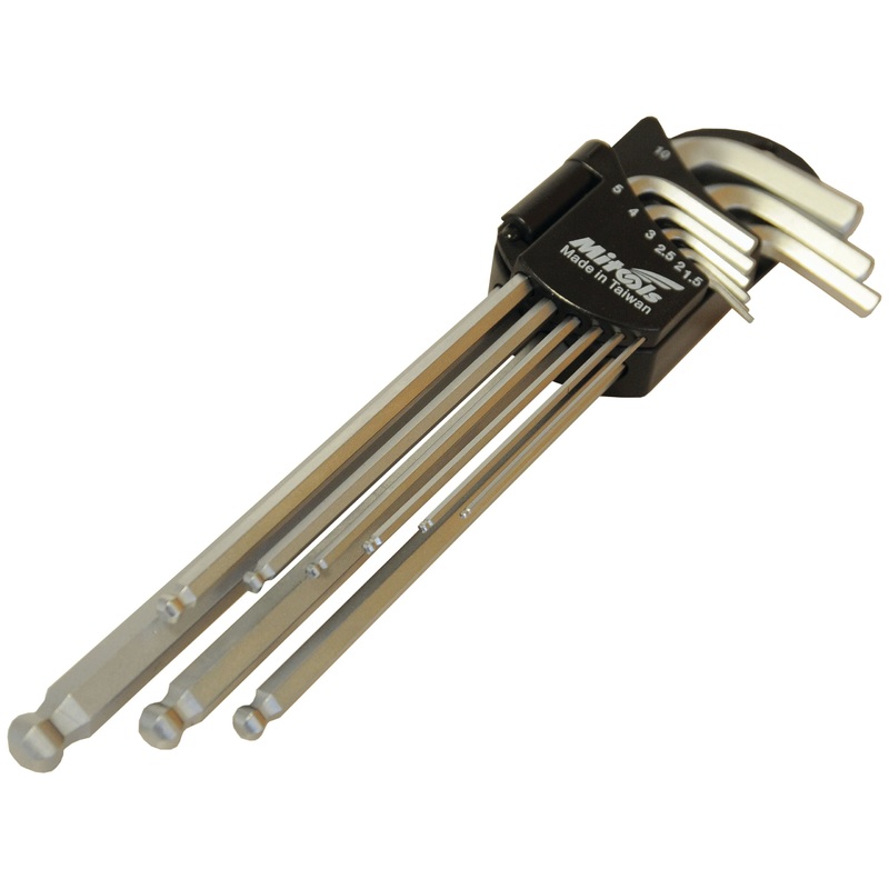 (9pcs.) Extra Long Ball Point Key Wrench Set | Sparex Part No.S.23340