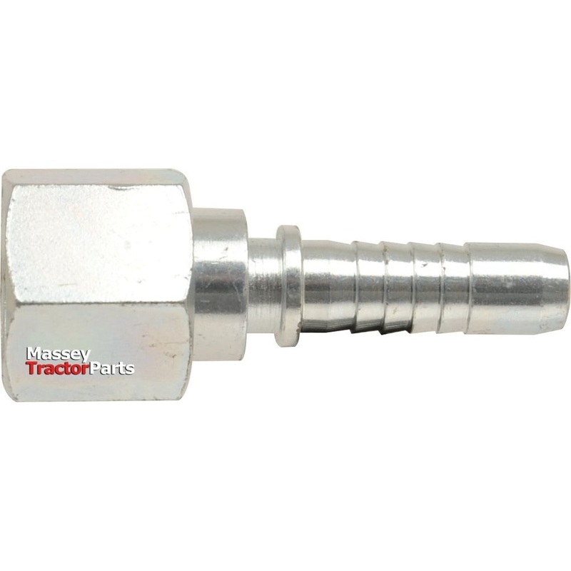 Dicsa ORFS Hose Insert 5/8'' x 1'' Female Thread Straight Swivel | Sparex Part No.S.28736