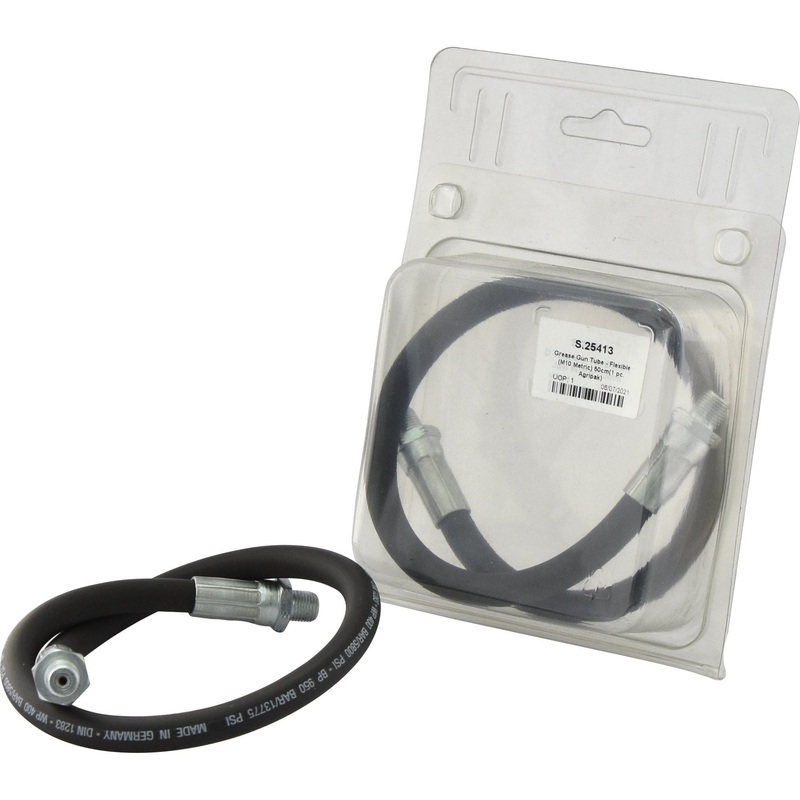 Grease Gun Tube - Flexible (M10) 30cm If packaged (1 pc. Agripak)'' | Sparex Part No.S.25413